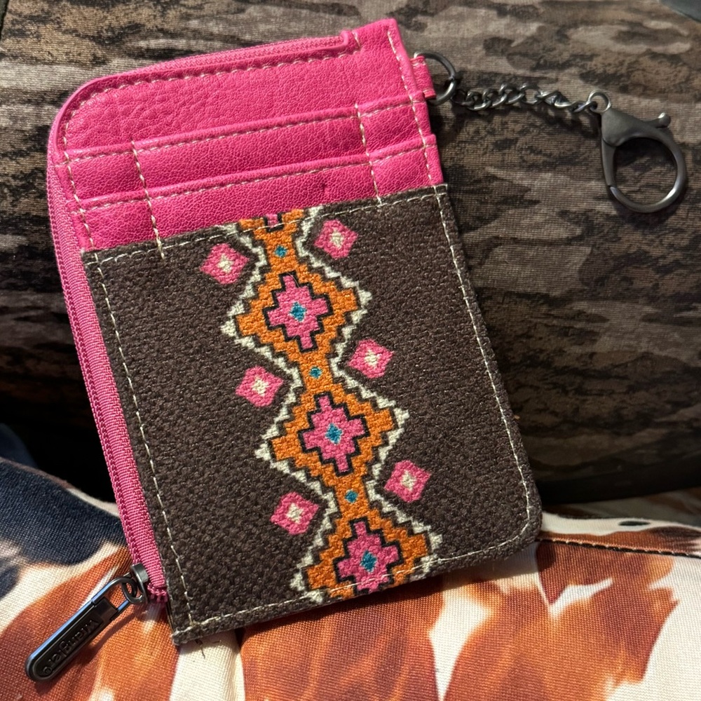 Wrangler wallet money holder clip keychain